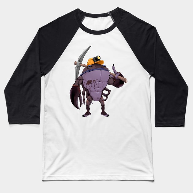 Mutant Creature Baseball T-Shirt by ddraw